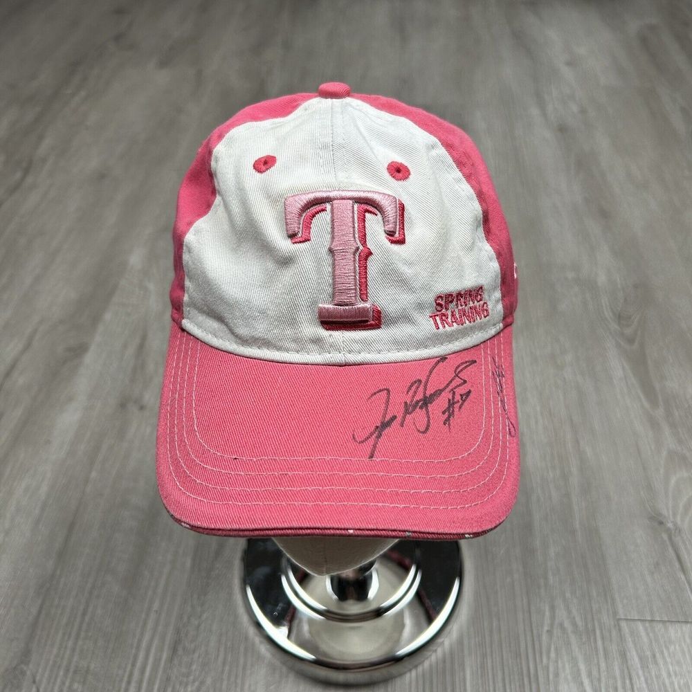 Ivan Rodriguez autograph (Pudge) Texas Rangers Ball‎ Cap Hat & Other Signatures - Picture 2 of 10